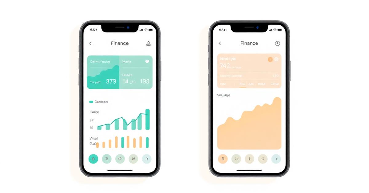 Two personal finance app dashboards side by side, comparing Copilot Money and Monarch Money